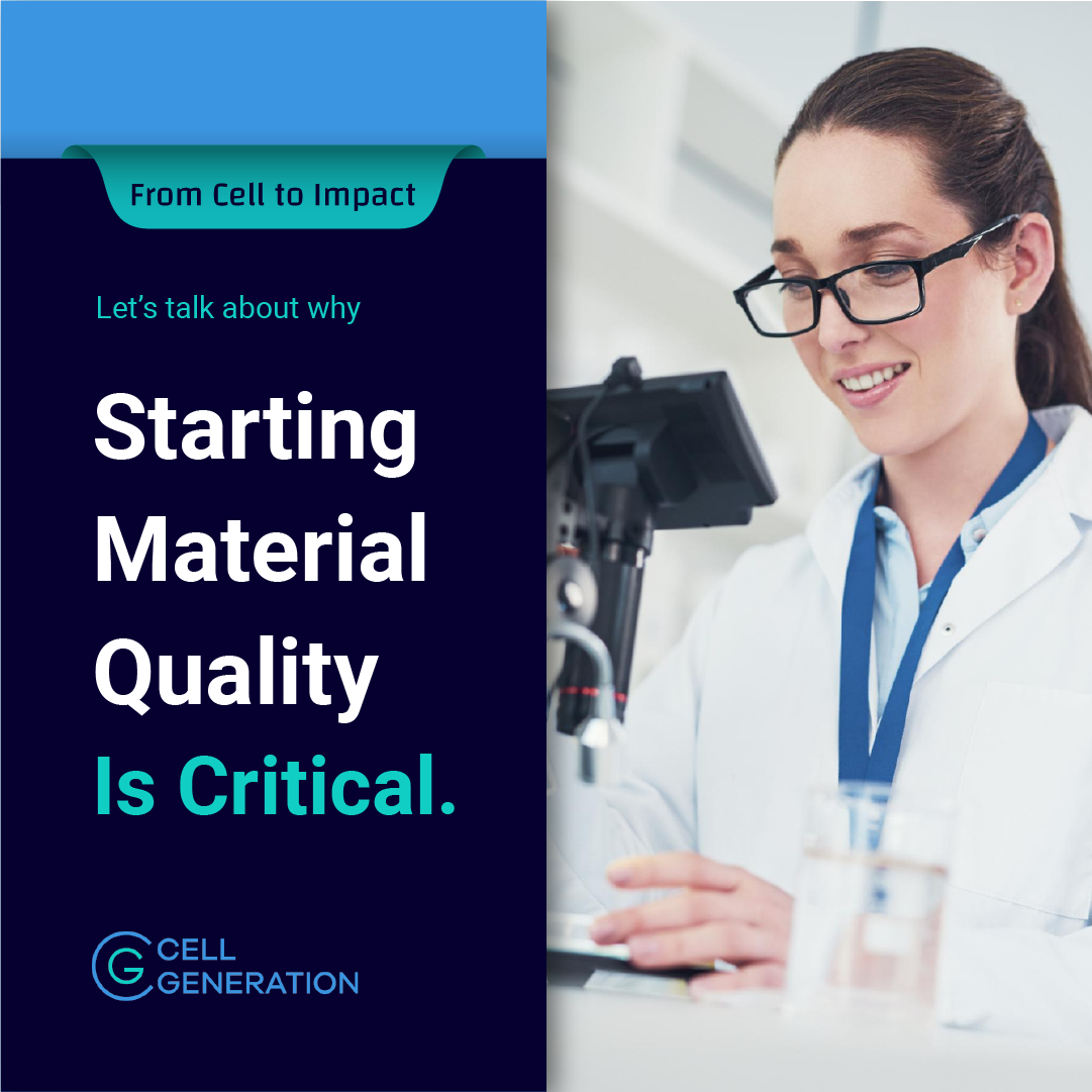 starting material - sowing a female scientist in the lab